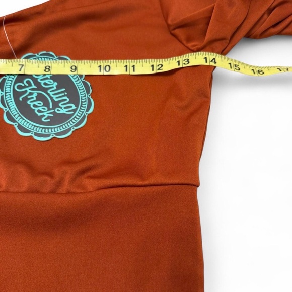 Sterling Kreek On the Horizon One Shoulder Blouse Top Womens XS Festival Cowgirl - Picture 5 of 6